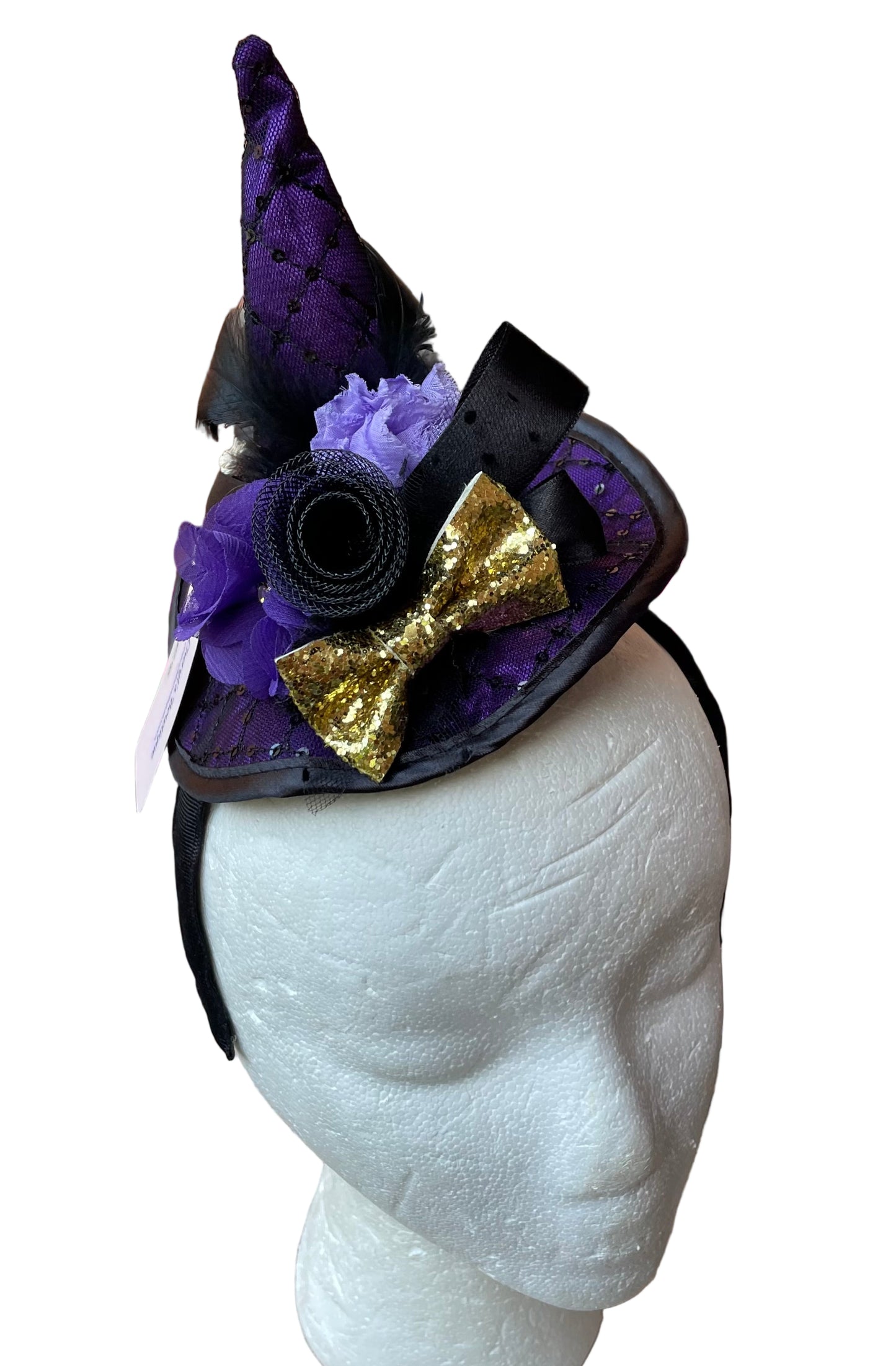 Witch Hat Headband, Halloween, Adult, Child, Costume