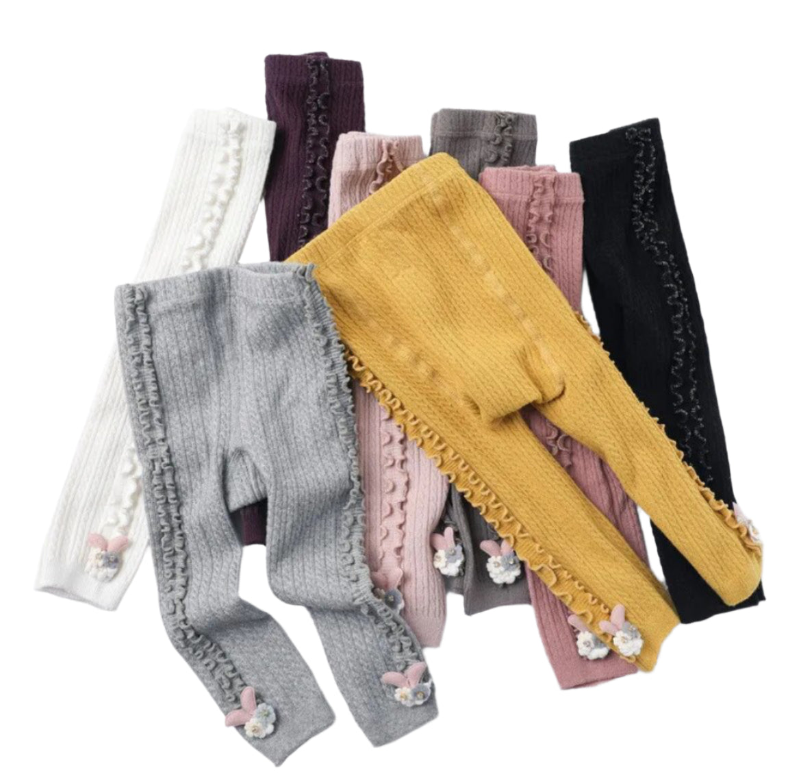 Footless Ruffle Tights, Leggings, kids, girl, kids, clothing