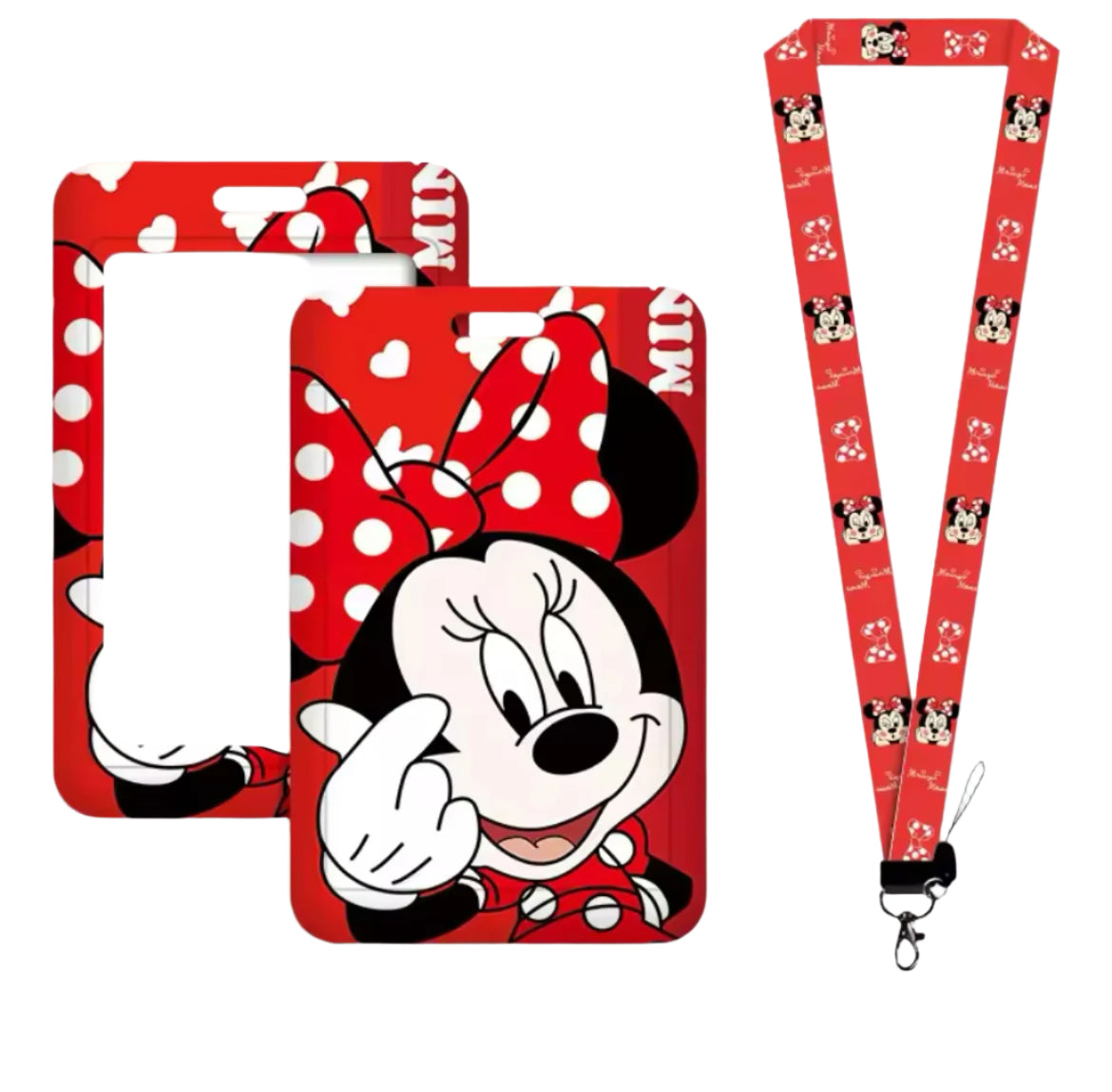 Disney Lanyard & Card Holder, Mouse, Minnie, Mickey