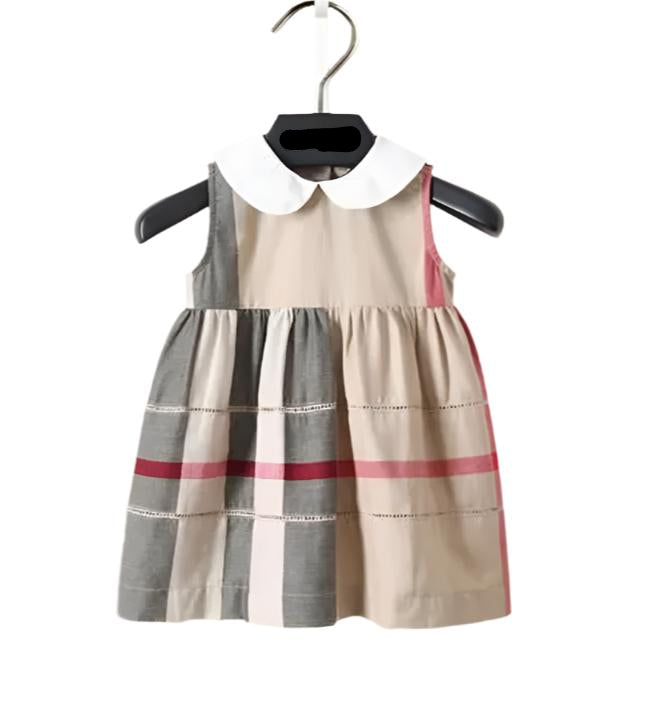 Tartan Plaid Boutique Collared Dress, girl's, preppy, holiday