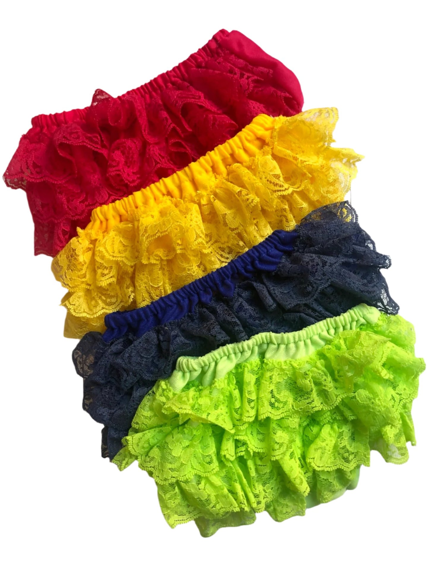 Ruffle Baby Bloomers, Diaper Cover, Lime Green