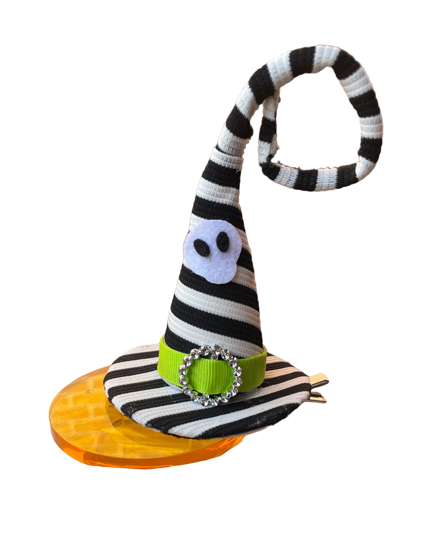 Beetlejuice Witch Hat Hair Clip/Headband, girl, Halloween, adult, costume