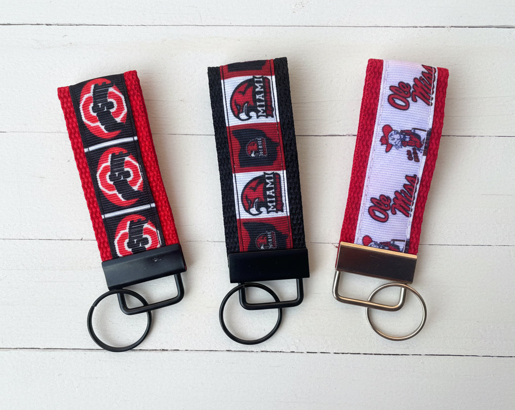 University Keychain #2, Baseball, football, college, school