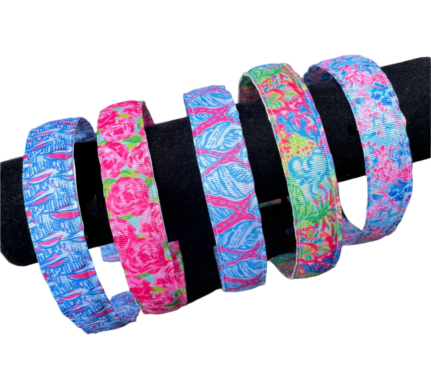 Colorful Beach Print Headbands, Resort, Preppy, Adult, Kids
