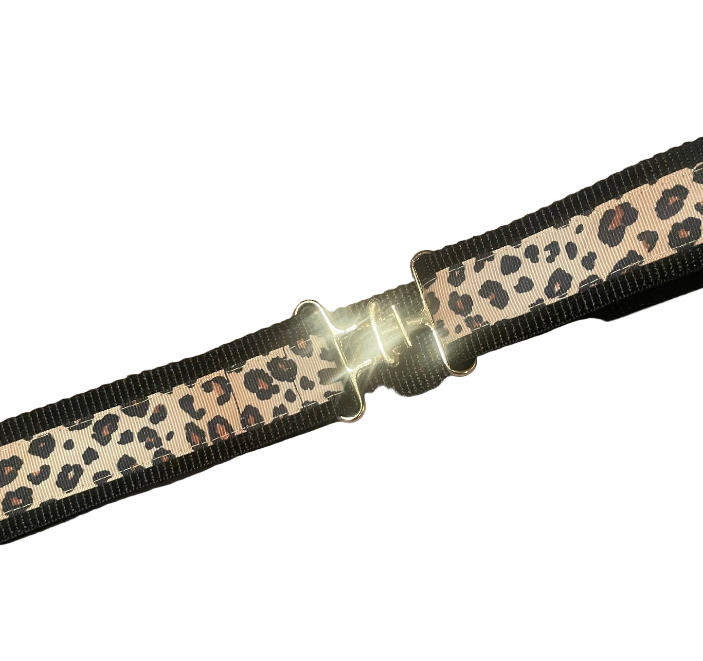 Leopard Plaid Preppy Belt, Adjustable, gift