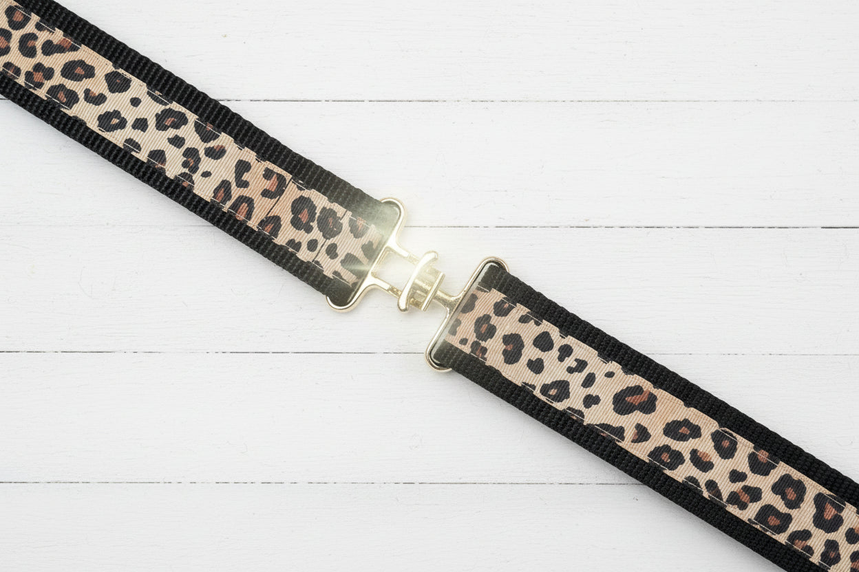 Leopard Print Preppy Belt, Adjustable, gift