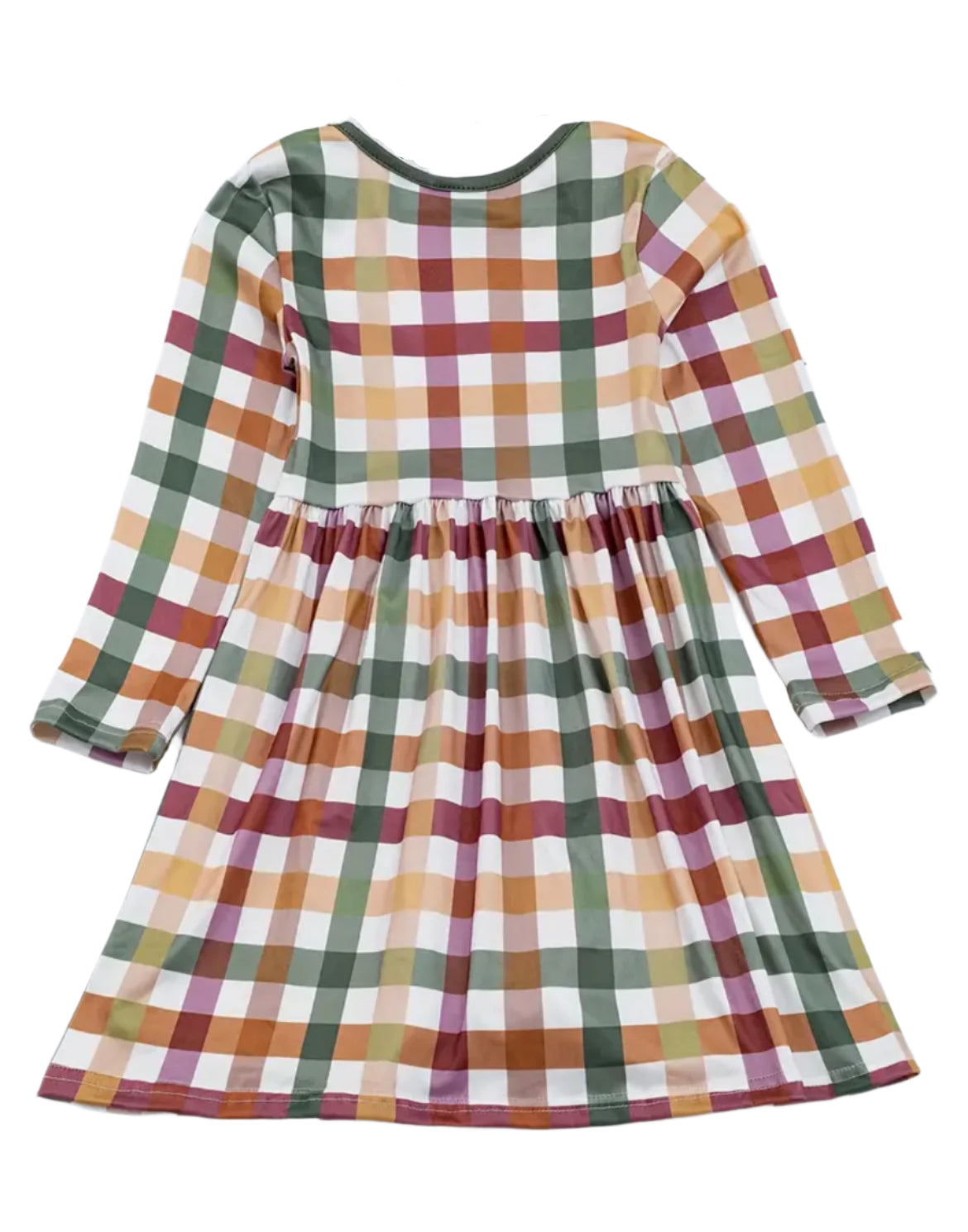 Jewel Tone Plaid Dress, girl, Milk Silk, kids, clothing, Fall