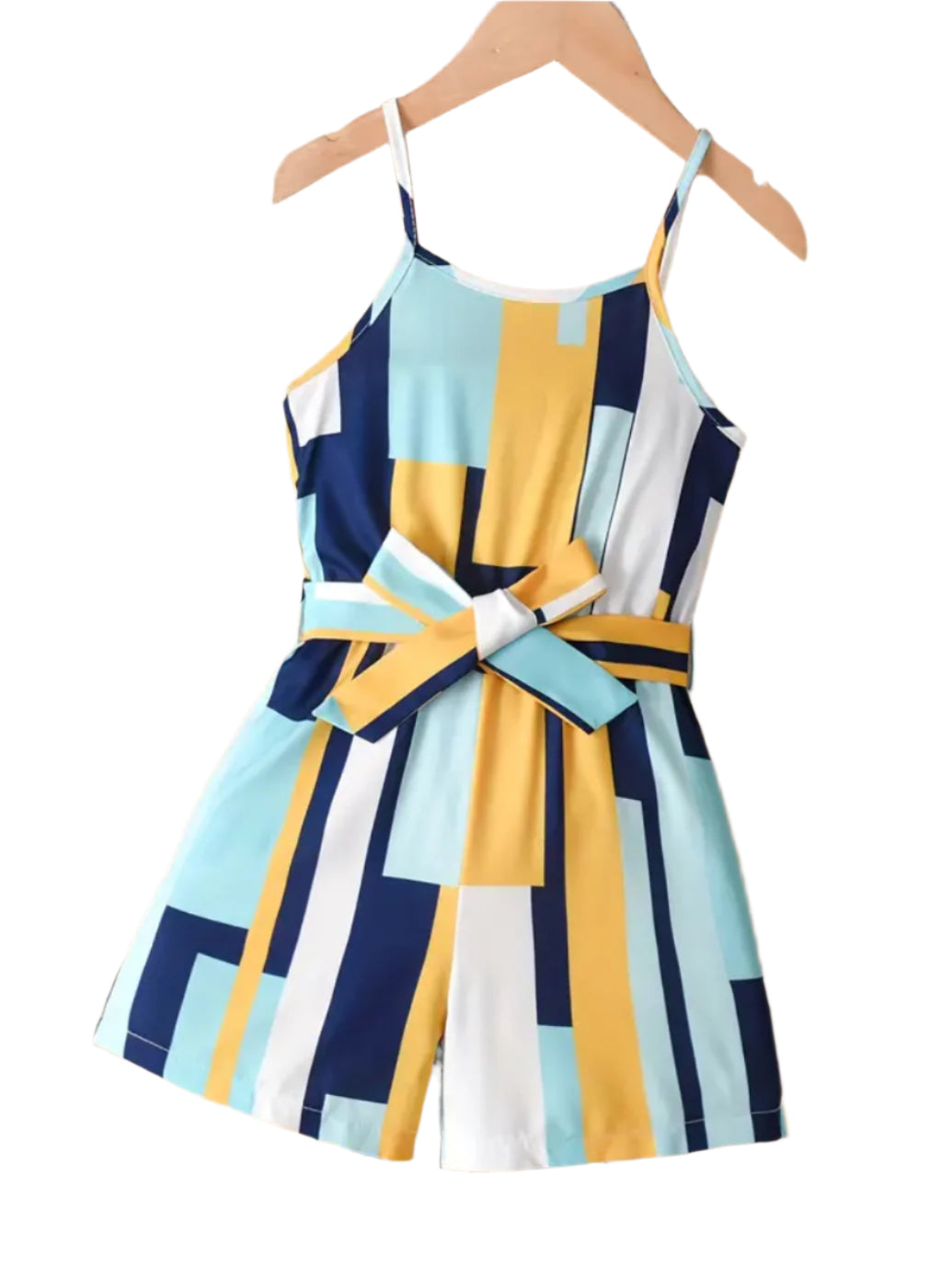 Geometric Romper, girl, Jumper, Shorts, Summer / SALE
