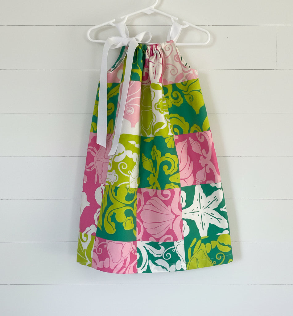 Resort Print Sundress, girl, kids, clothing, preppy, beach