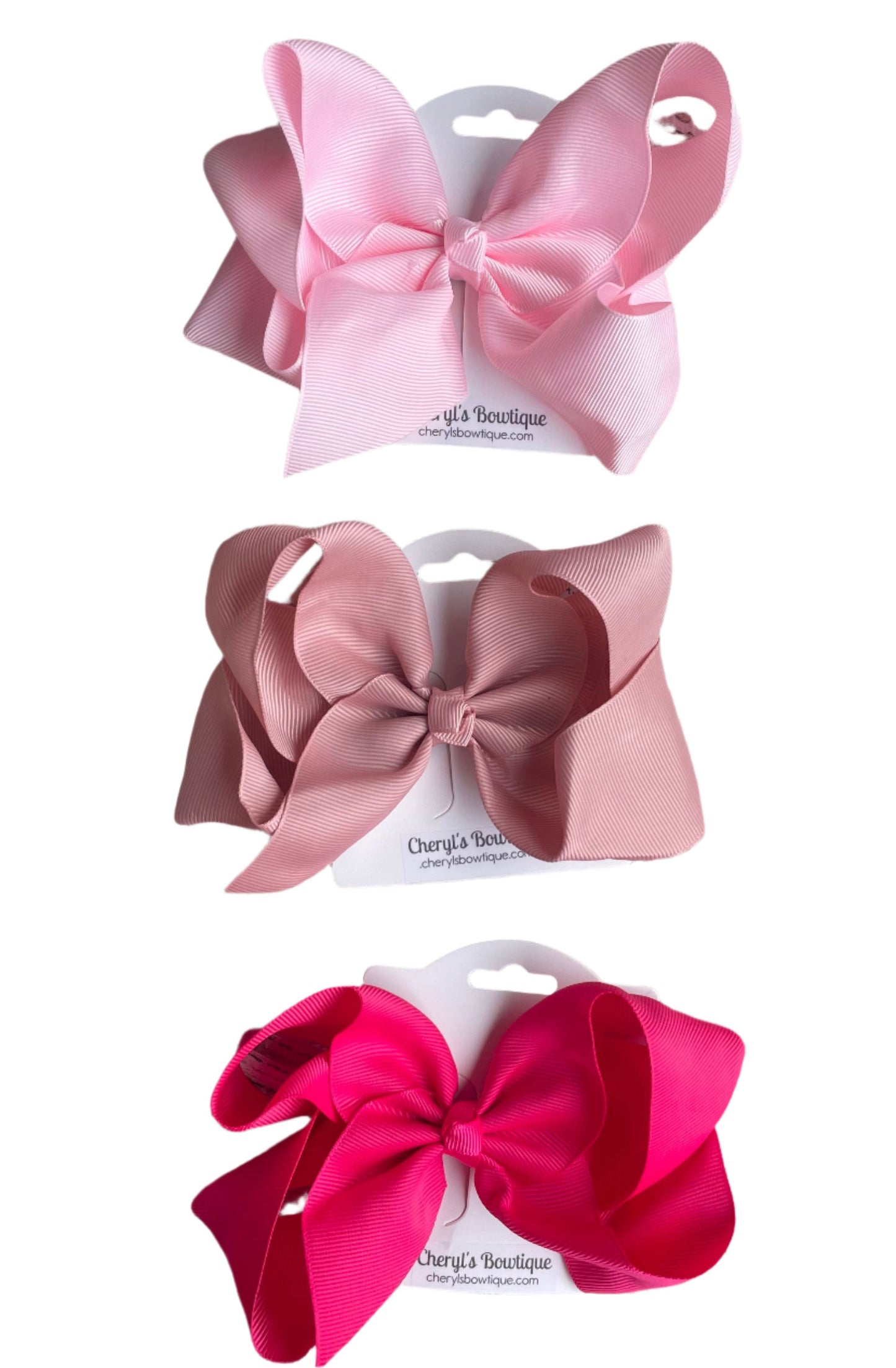 Boutique Loopy Hair Bow, Pink Hues, clip, girl