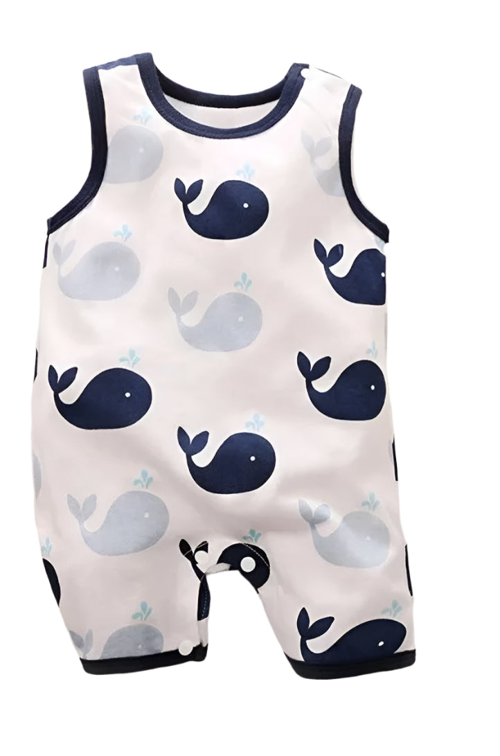 Whale Romper, baby, infant, onesie, kids, nautical
