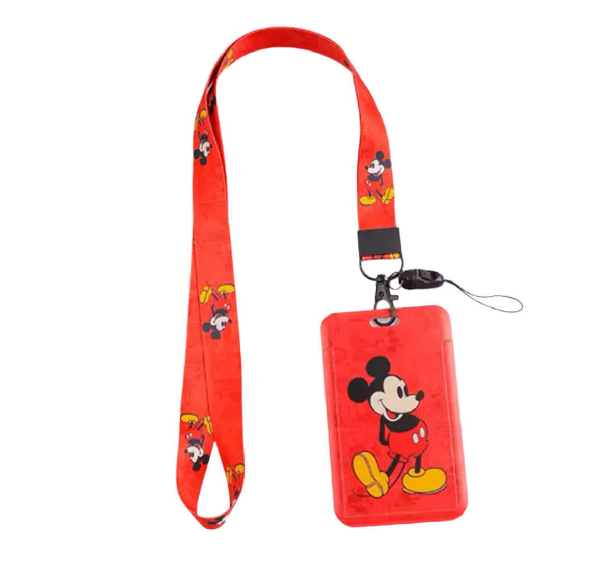 Disney Lanyard & Card Holder, Mouse, Minnie, Mickey