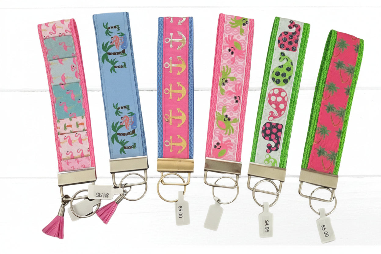 Tropical Life Key Fobs, keychain, wristlet