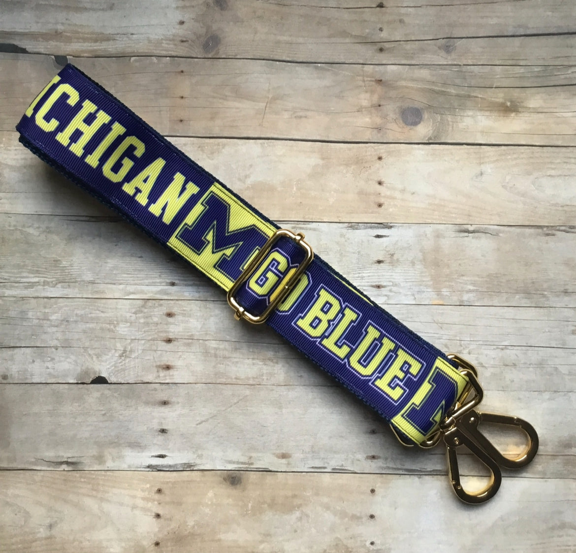 Collegiate Purse/Instrument Strap, Crossbody, Violin, Gift, Michigan, Wolverines
