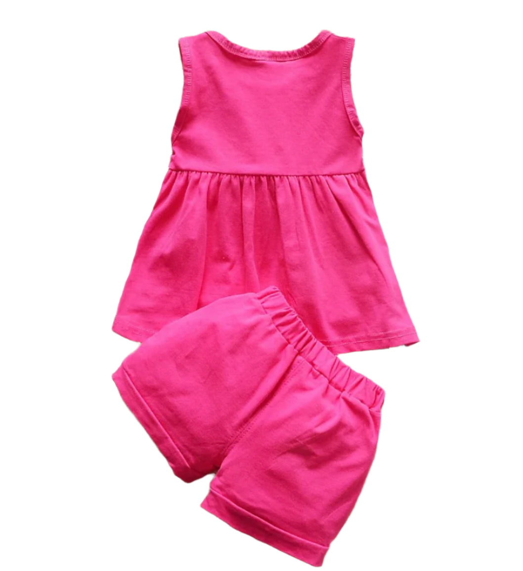 Mint Green Striped Short Outfit, kids, girls, toddler