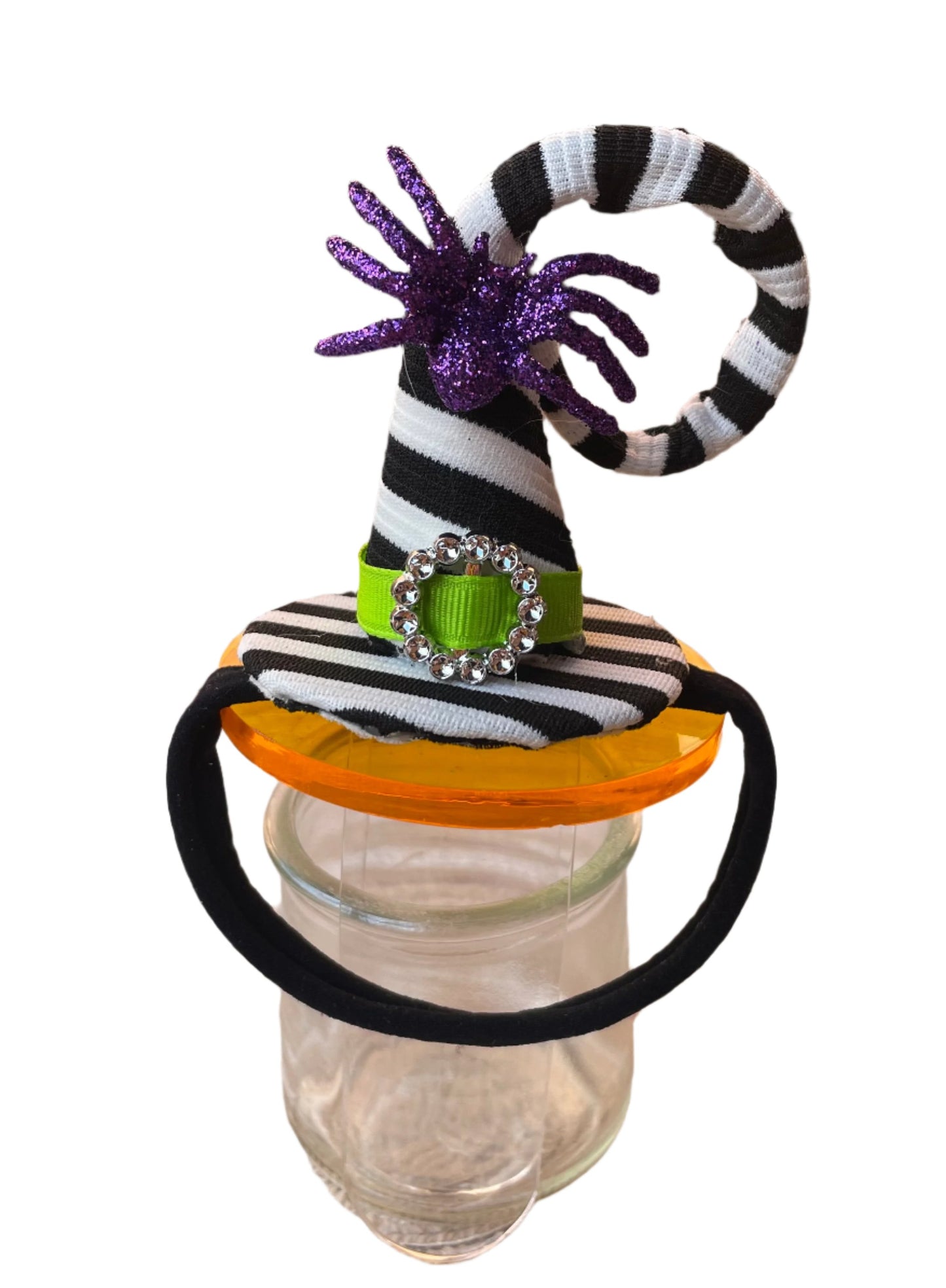 Beetlejuice Witch Hat Hair Clip/Headband, girl, Halloween, adult, costume