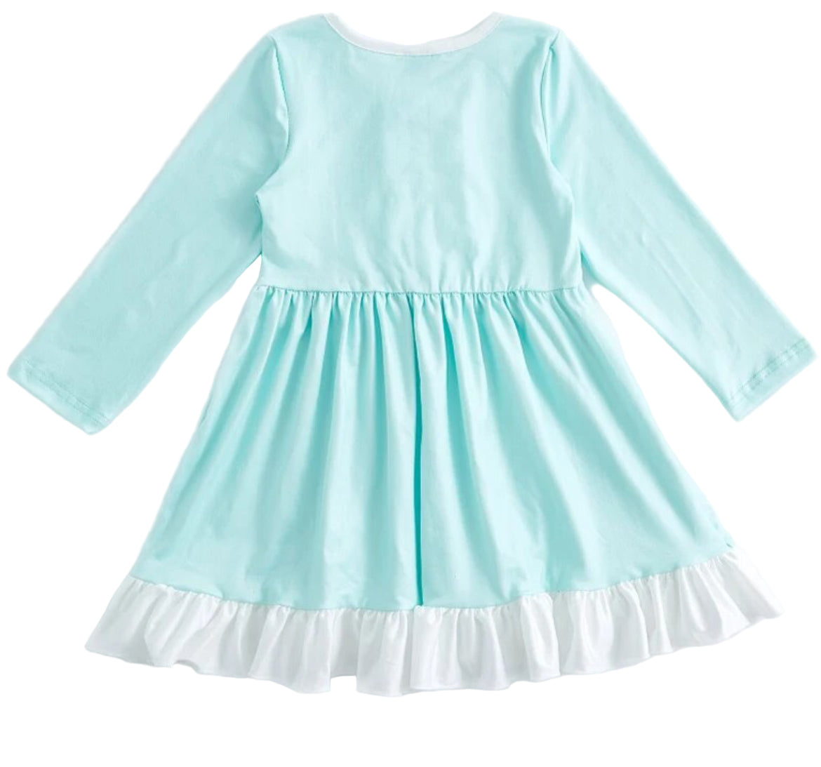 Baby Blue Twirl Dress, Milk Silk, girl, kids