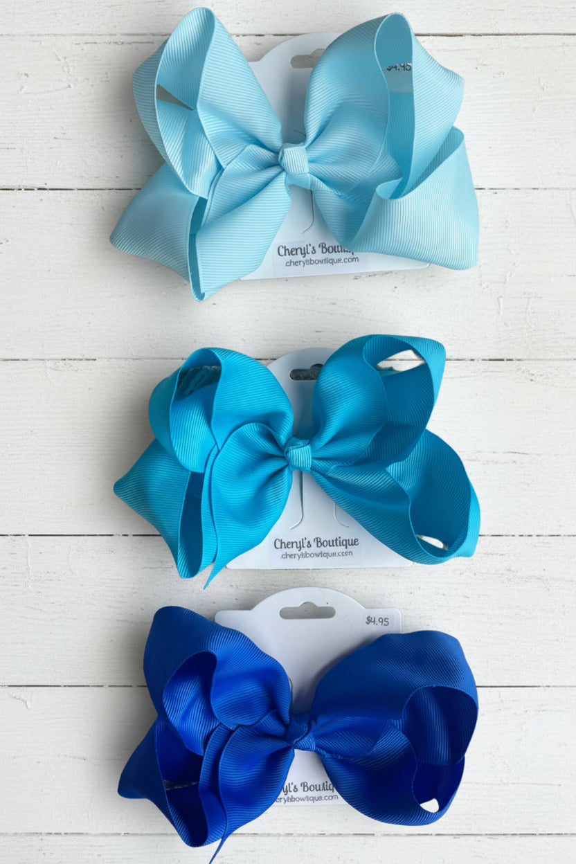 Aqua Blue Flower Ruffle Short Set, girls, kids, clothing
