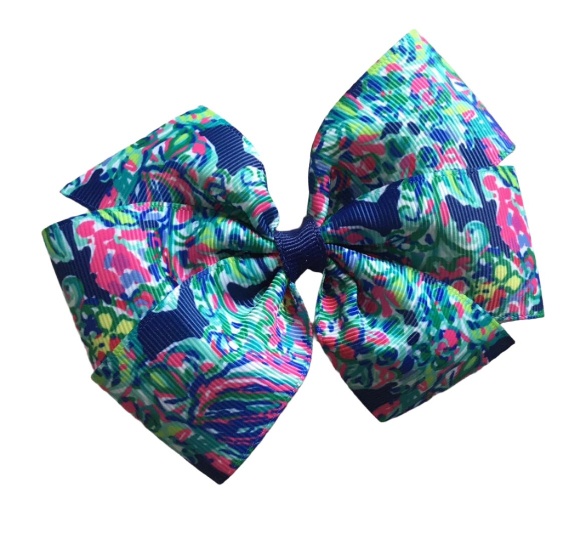 Exotic Escape Preppy Hair Bow, resort, clip, girl