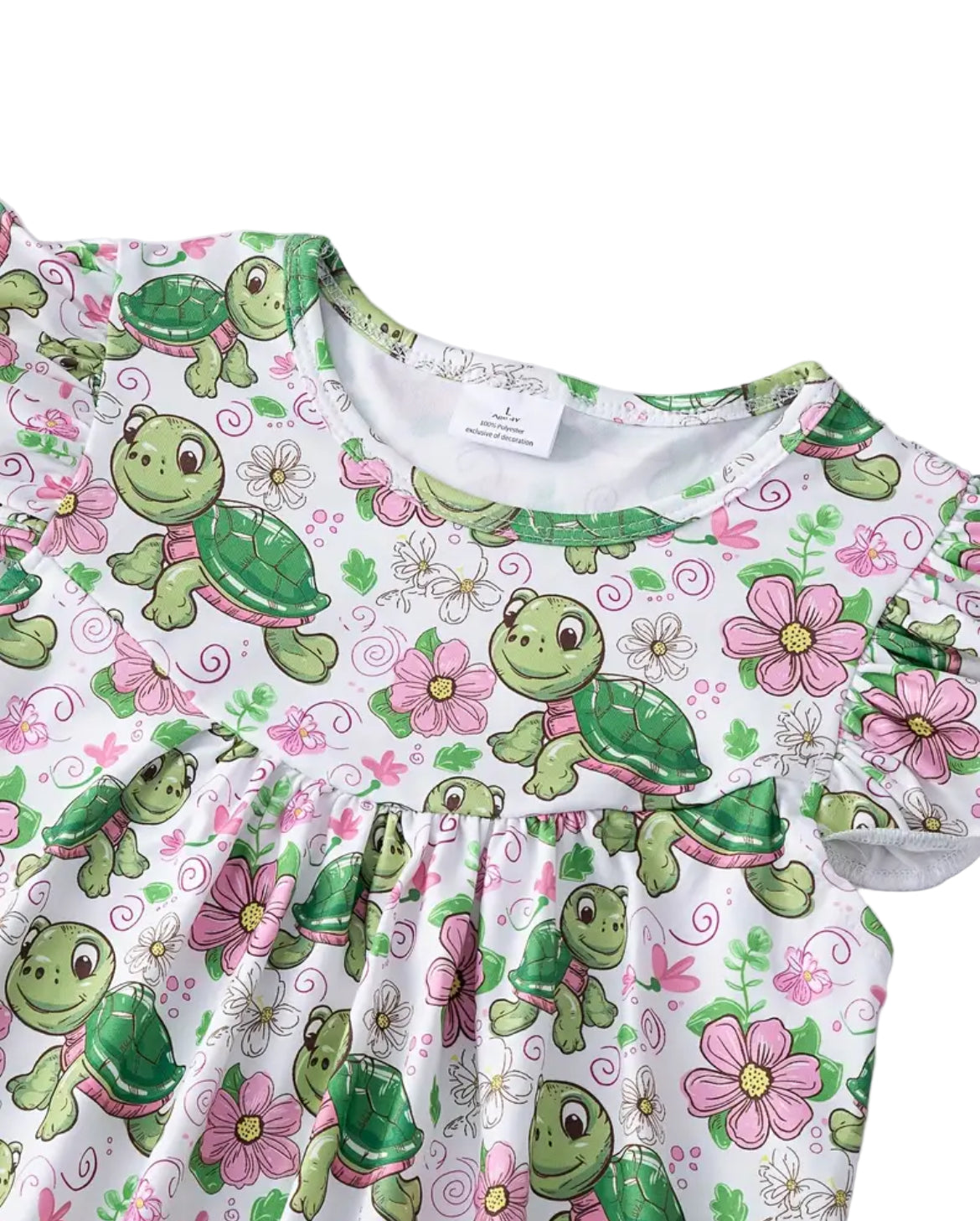 Girl's Sea Turtle Dress, girl's, Milk Silk, kids, clothing, Spring, Easter