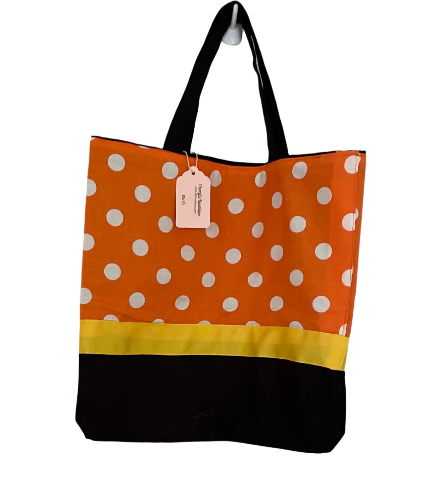 Candy Corn Halloween Trick or Treat Bag, kids, personalized, canvas
