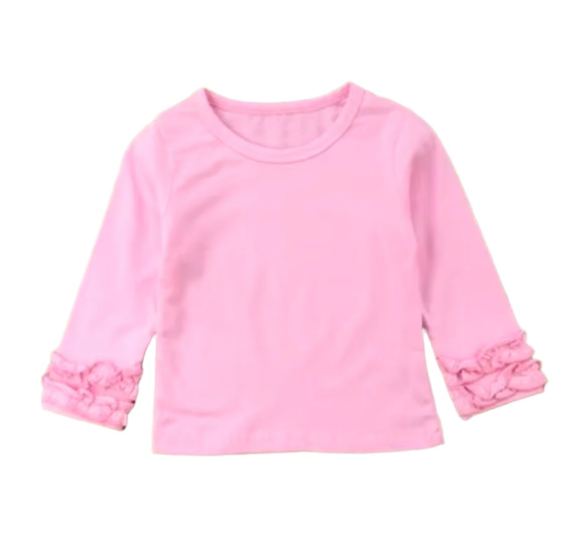 Purple & Pink Ruffle Flower Outfit, girl, set, boutique, kids