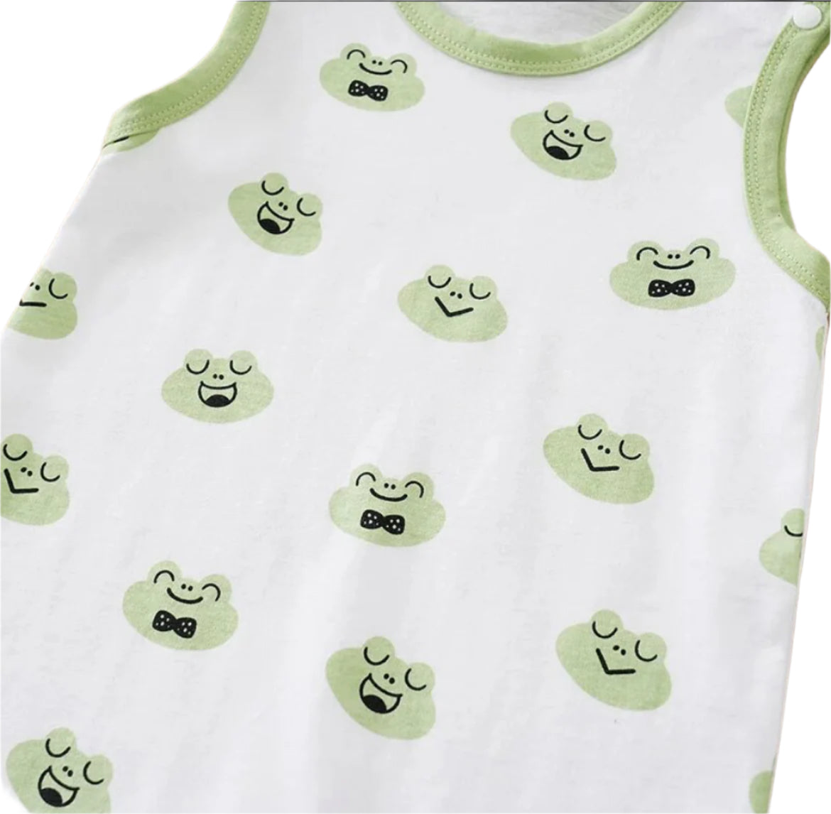 Froggy Infant Romper, baby, sleeveless, onesie