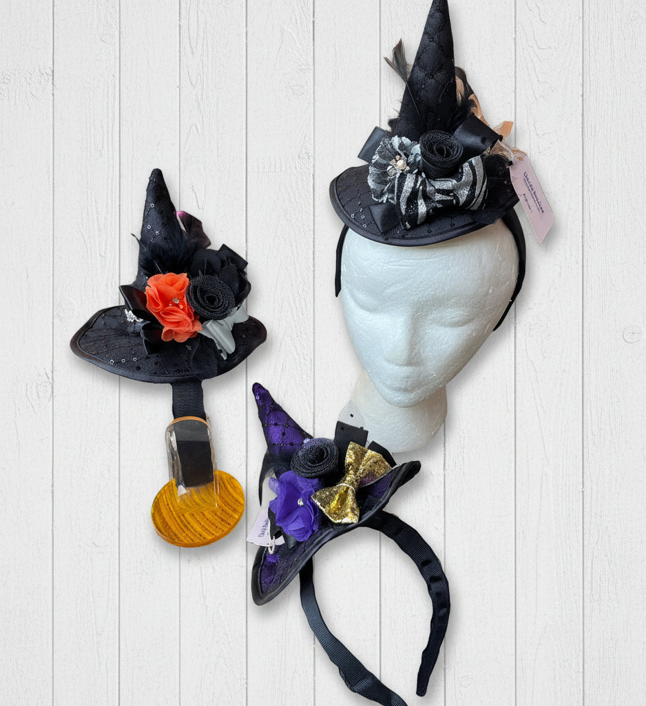 Witch Hat Headband, Halloween, Adult, Child, Costume