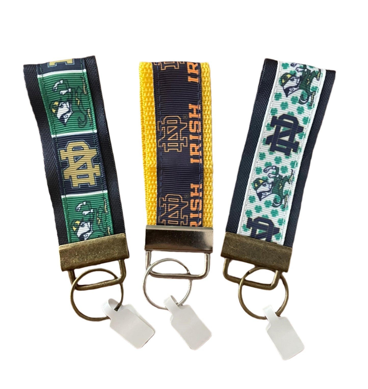 Notre Dame Keychain, Baseball, Key fob, Irish, football, school