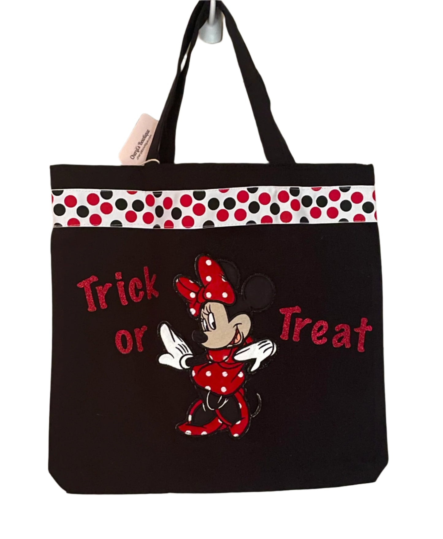 Minnie Halloween Trick or Treat Bag, kids, candy, canvas