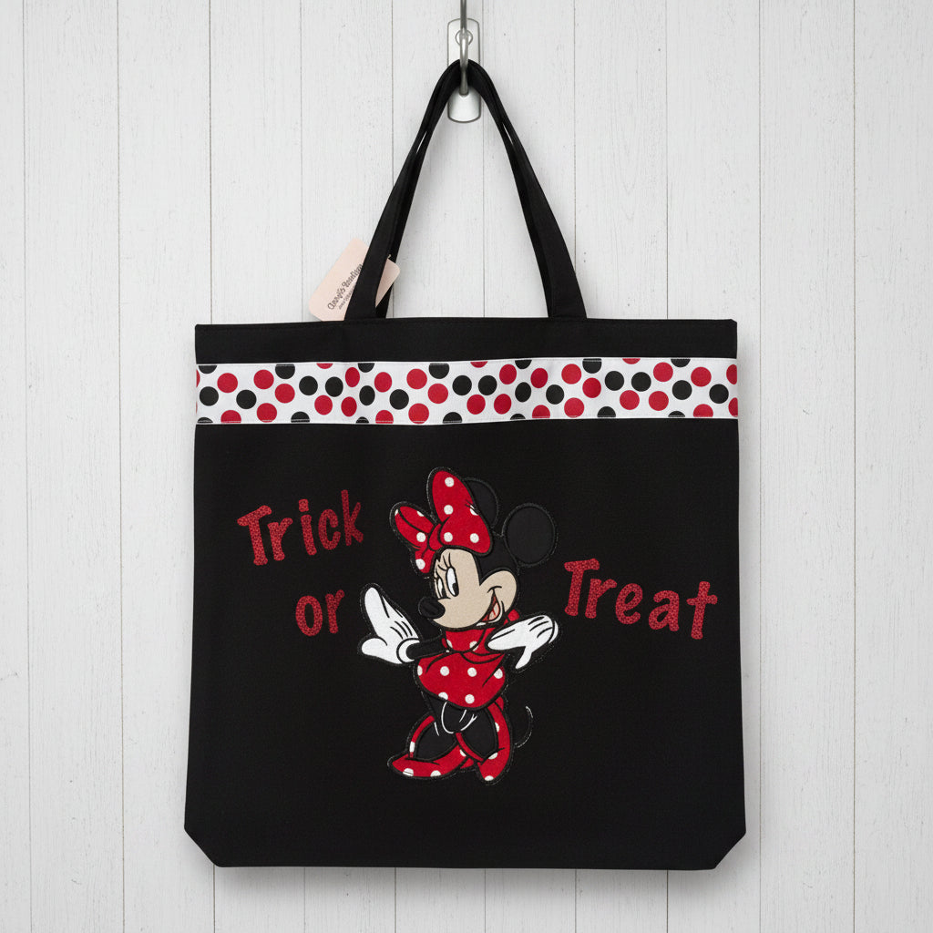 Minnie Halloween Trick or Treat Bag, kids, candy, canvas