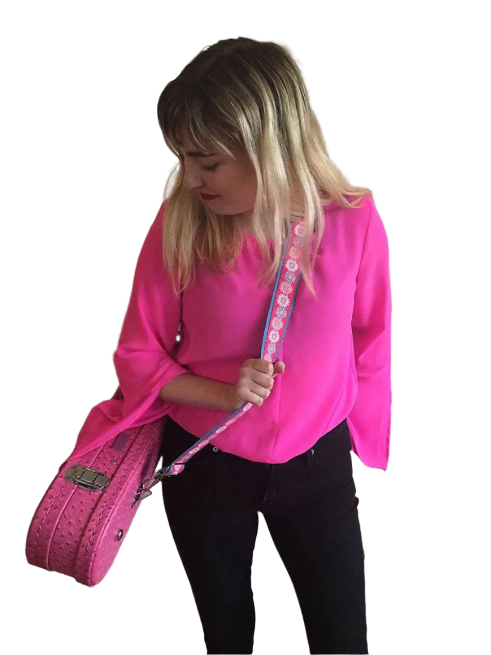 Tan Plaid Purse/Instrument Strap, Crossbody, Violin, Gift