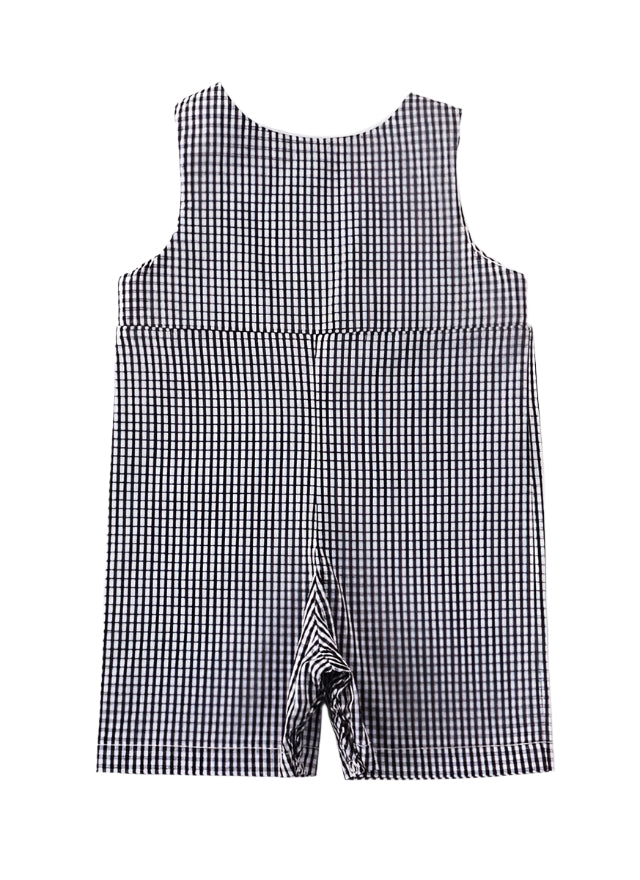 Black & White Checked Mickey Romper, kids, Disney, baby