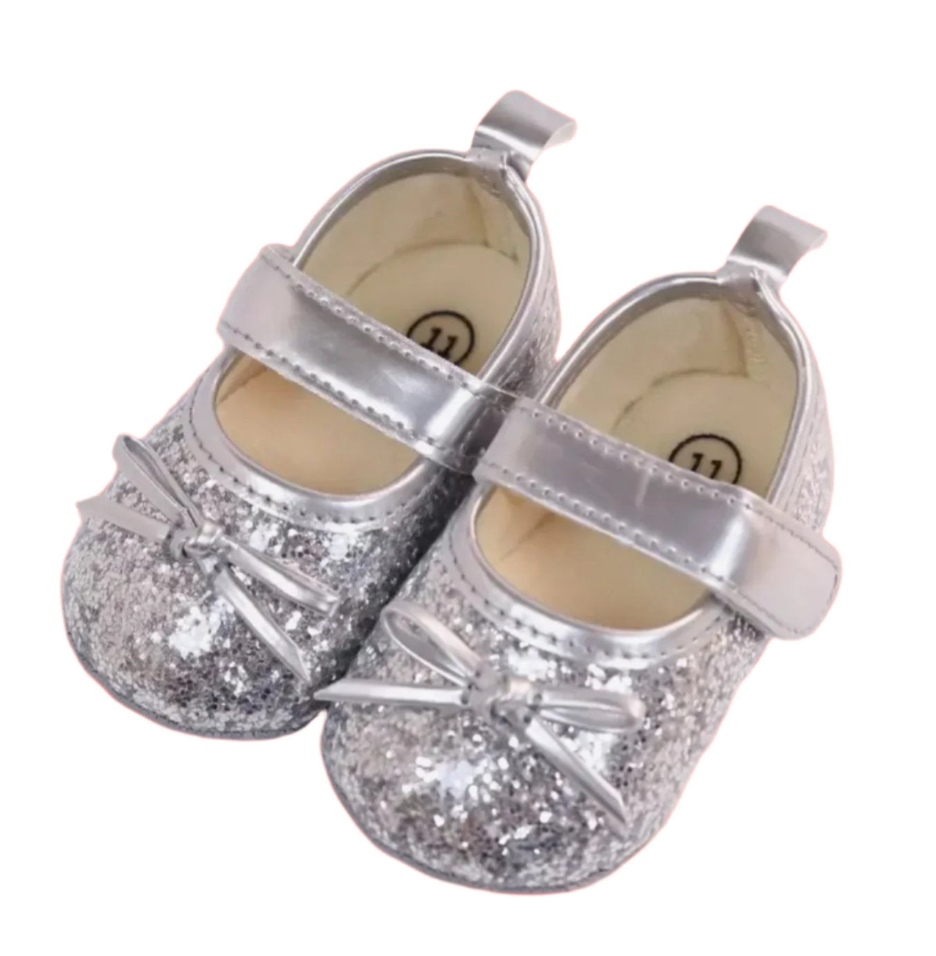 Silver Sequin Shoes, Walkers, Toddler, baby, girl, Wedding, holiday