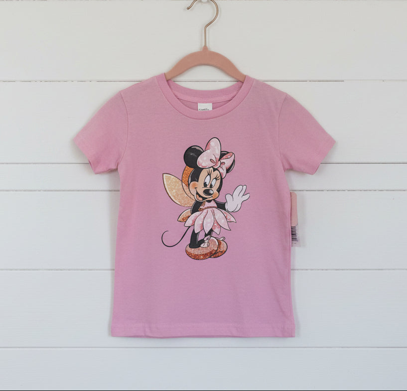 Minnie Pink T-Shirt, kids, Disney, girl, mouse, top