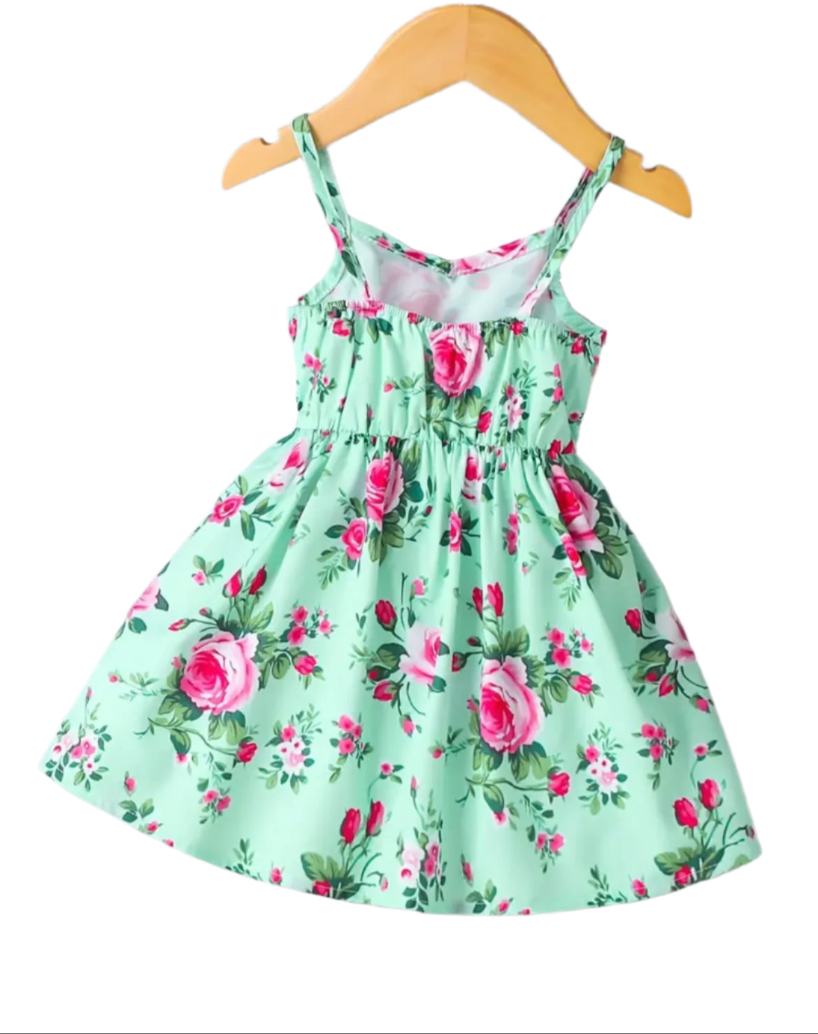 Mint Rose Sleeveless Dress, Infant, baby, girl, Spring, Summer - SALE