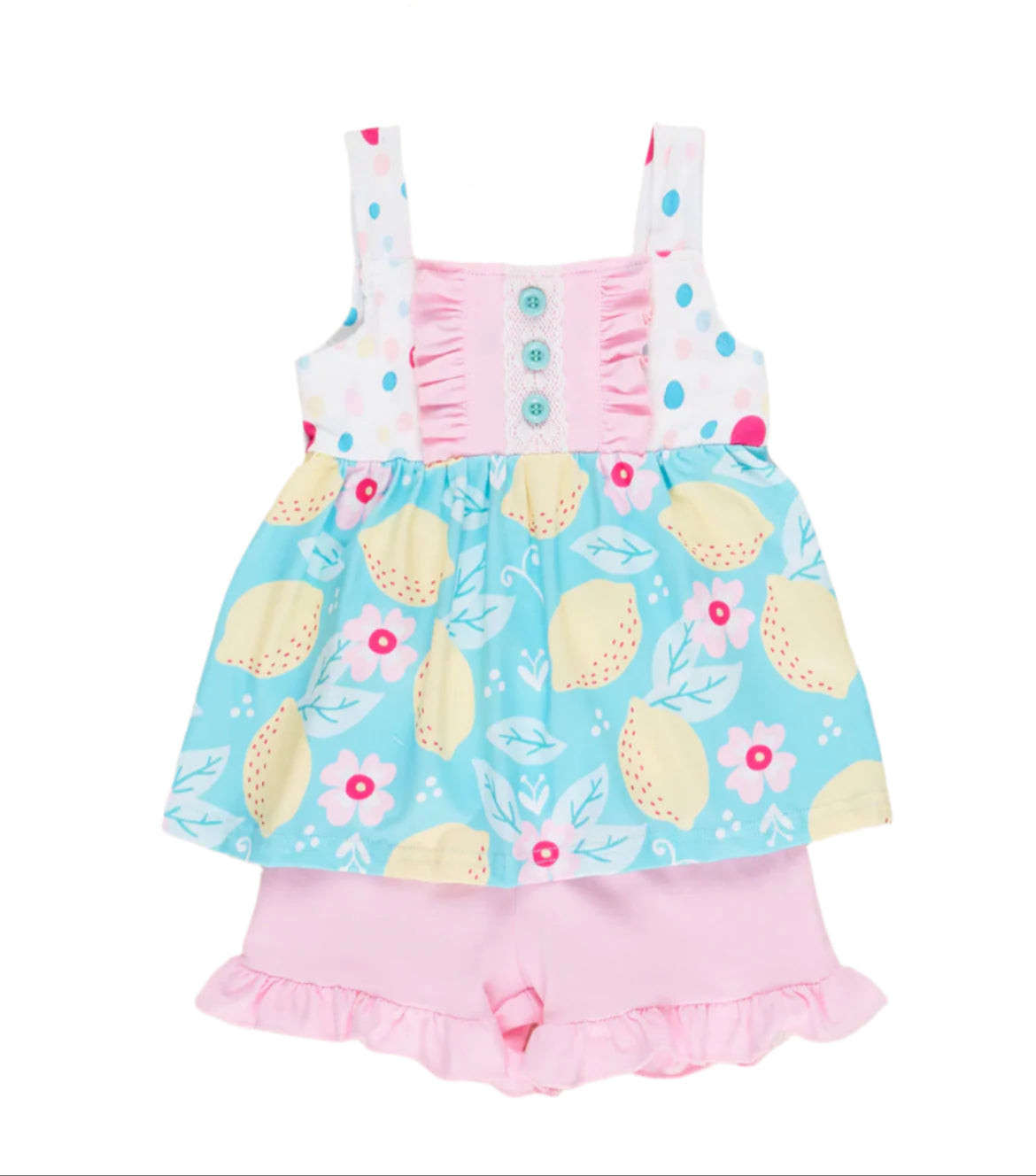 Pink Lemonade Boutique Short Set, girl, kids, clothing, outfit, toddler