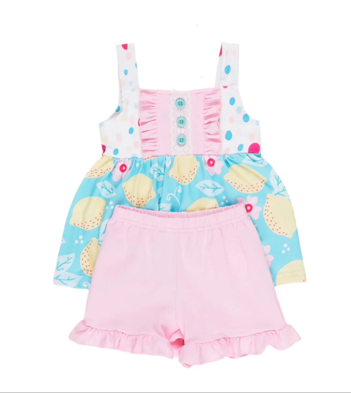 Pink Lemonade Boutique Short Set, girl, kids, clothing, outfit, toddler