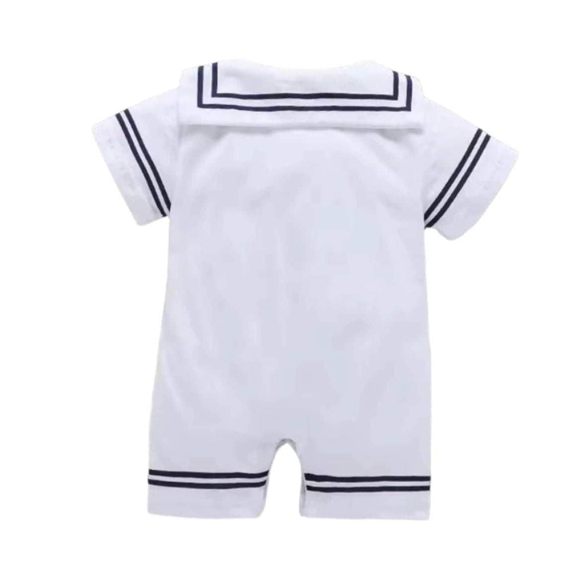 Nautical Sailor Romper, infant, clothing, boy, white, kids, shorts