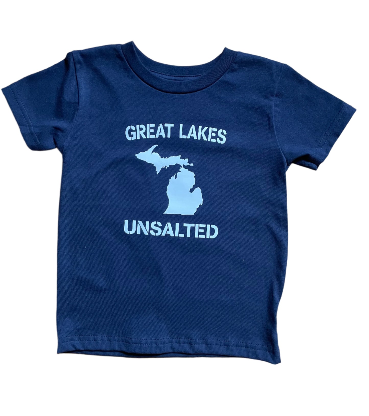 Great Lakes Unsalted T-Shirt, kids, unisex, Michigan