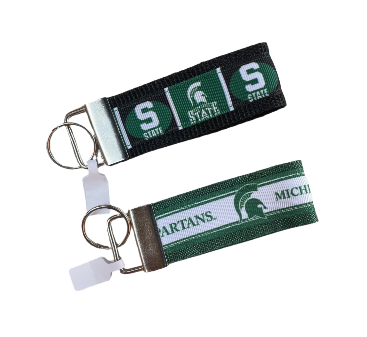 Collegiate Michigan State Keychain, Baseball, Key fob, football, college, Spartan