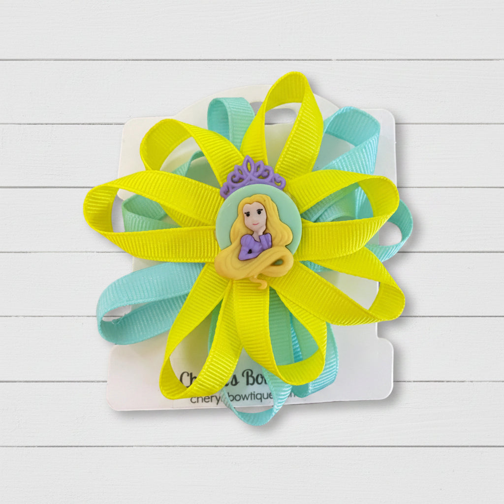 Loopy Flower Disney Character Clip - girl, toddler, bow, hair