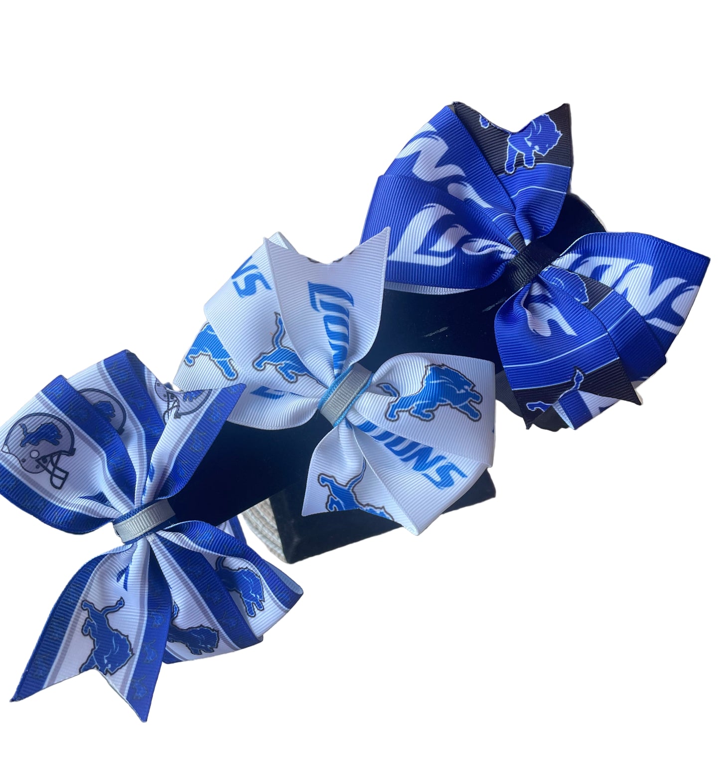 Detroit Lion's Assorted Headbands w/Bow, football, kids, teen, sports