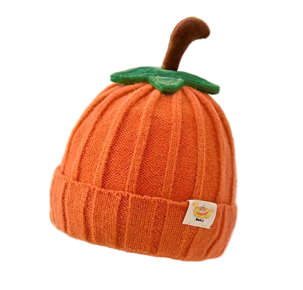 Pumpkin Knit Hat, baby, Fall, Halloween, Thanksgiving, cap, toddler, infant