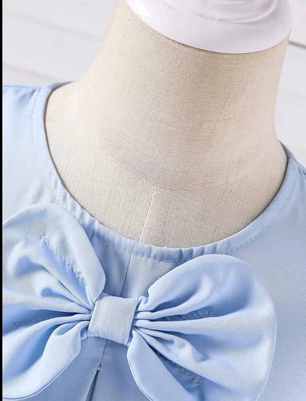 Blue Scalloped Ruffle Dress, girl, kids, Easter / COMING SOON