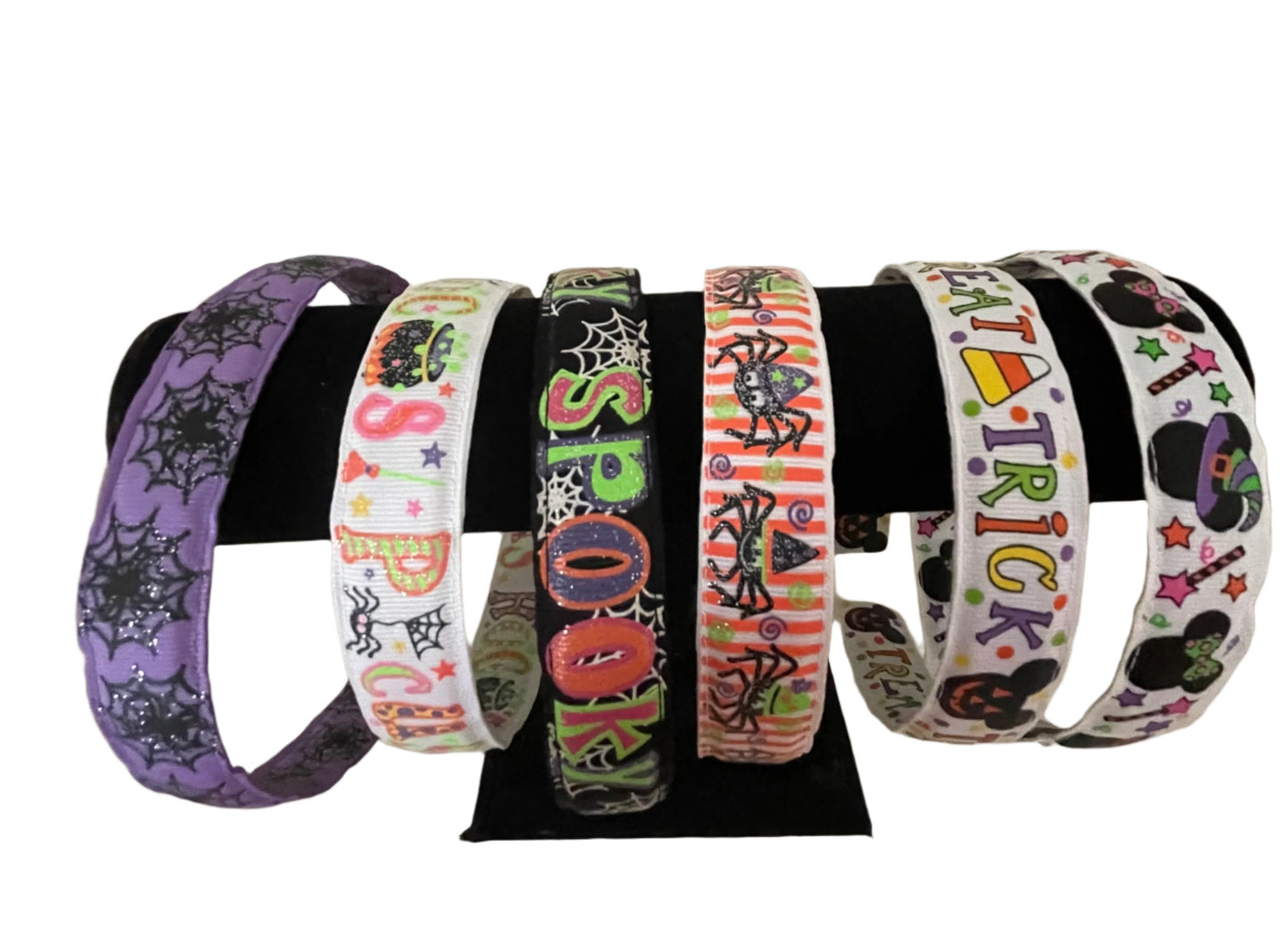 Halloween Print Headbands, kids, adult, spider web, spooky