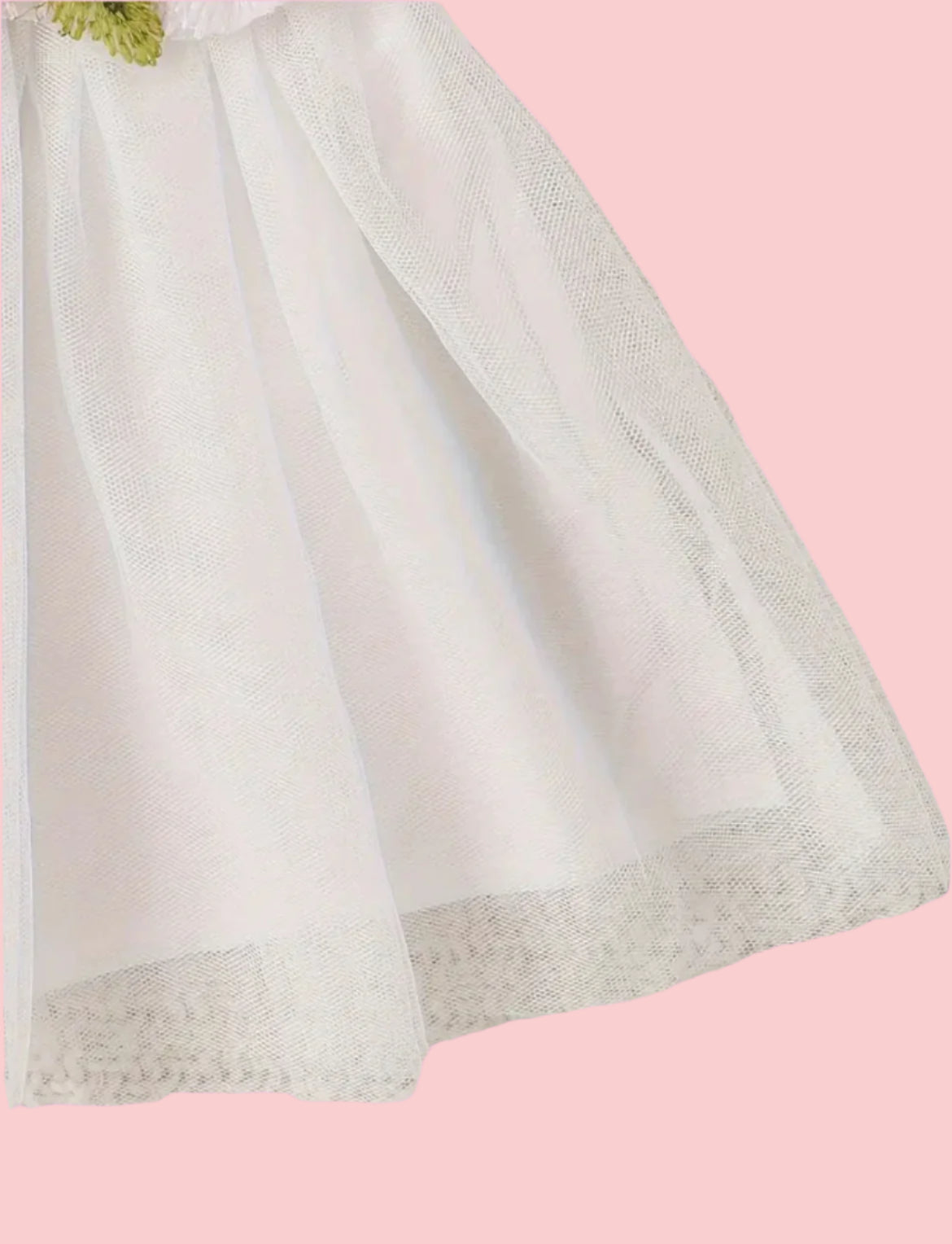 White Tutu Flower Dress, baby, toddler, girl, party, Baptism, wedding
