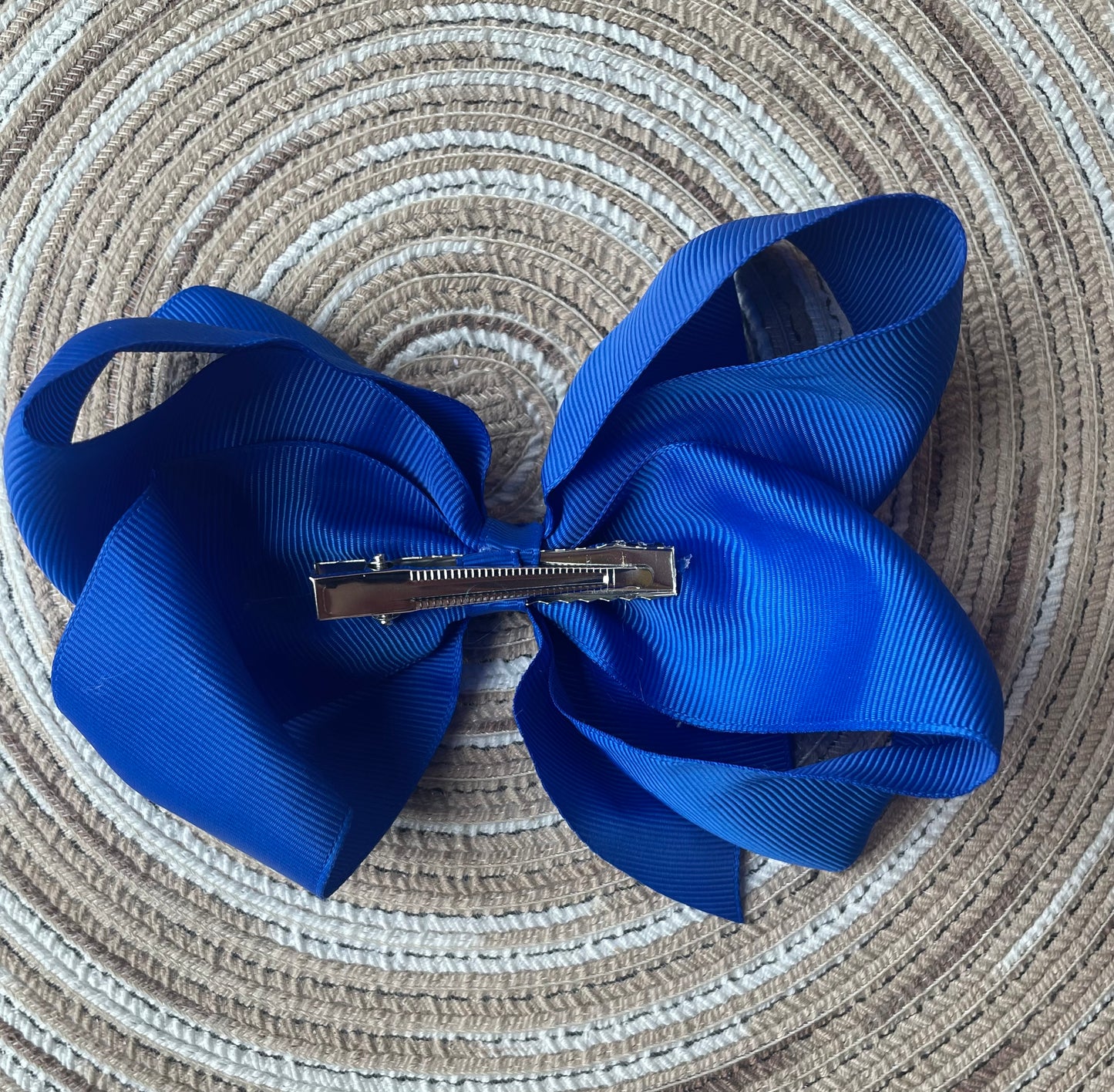 Boutique Loopy Hair Bow, Blue Hues, clip, girl