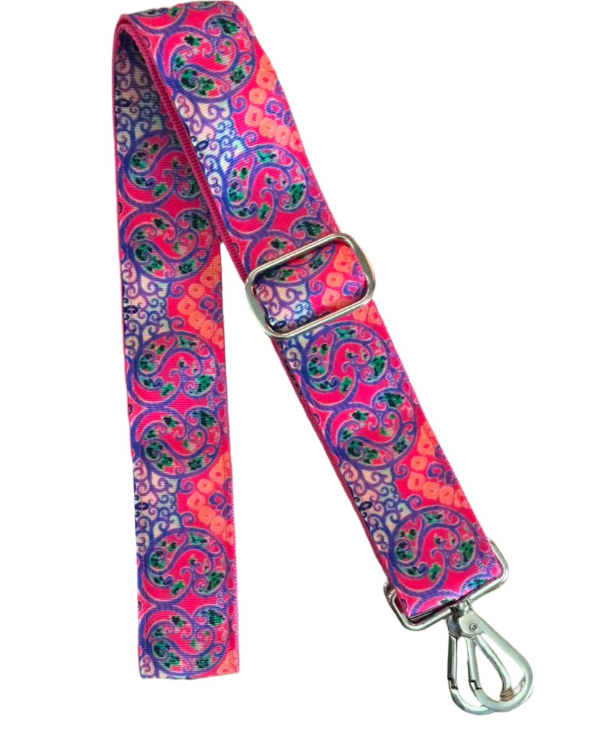 Colorful Floral Print Purse/Instrument Strap, Crossbody, Violin, Gift