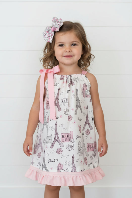 Meet Me in Paris Sundress, kids, clothing, preppy, party, girl